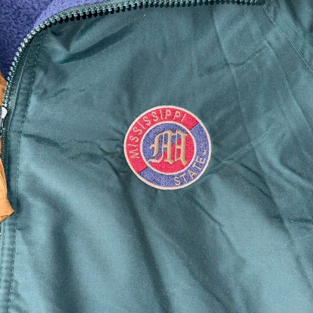 Vintage Sierra Sport Mississippi State Fleece Lined‎ Windbreaker - Picture 2 of 8